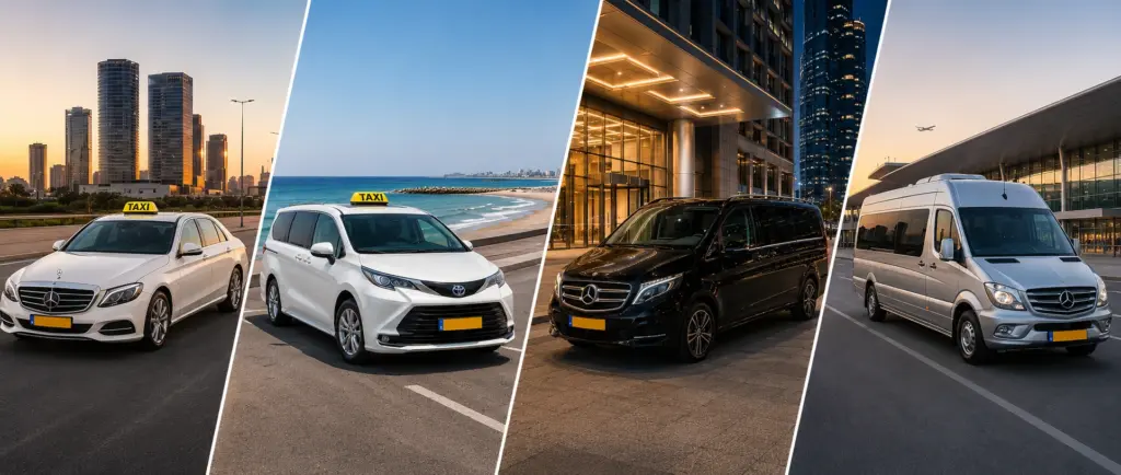 צי רכבים של Taxi Shuttle – מונית, רכב הסעות ומיניבוס